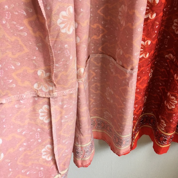 Charlie Charlie Charlotte Cap Sleeve V-neck Front Slit Fit & Flare Dress Size S - Picture 14 of 15